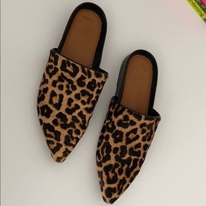 Franco Sarto leopard print mule